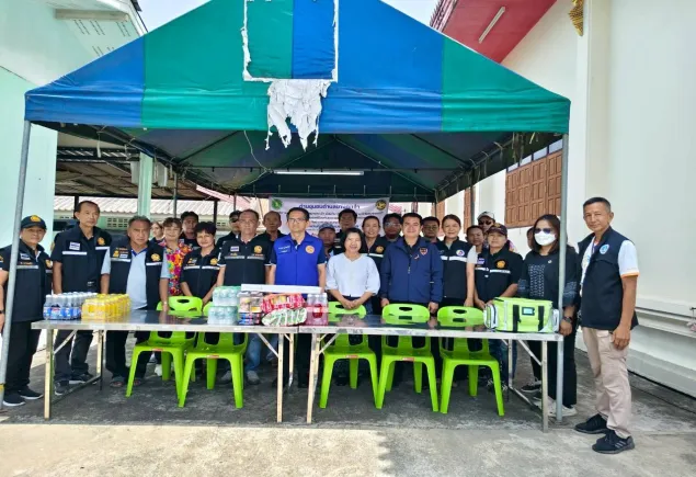 ร่วมพิธีเปิดด่านเฝ้าระวังอุบัติเหตุ ช่วงสงกรานต์ วันที่ 10-16 เมษายน ในพื้นที่ 6 ตำบล ในอำเภอพระประแดง